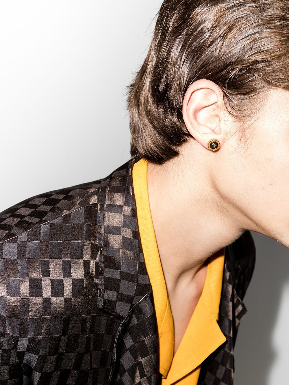 Louis Vuitton Circle Earrings For Men