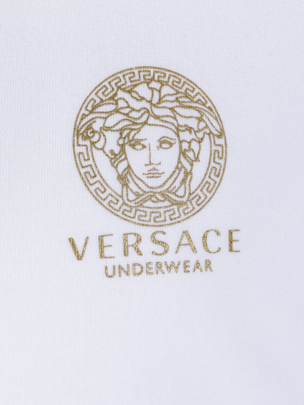 Versace White Crewneck LS Shirt