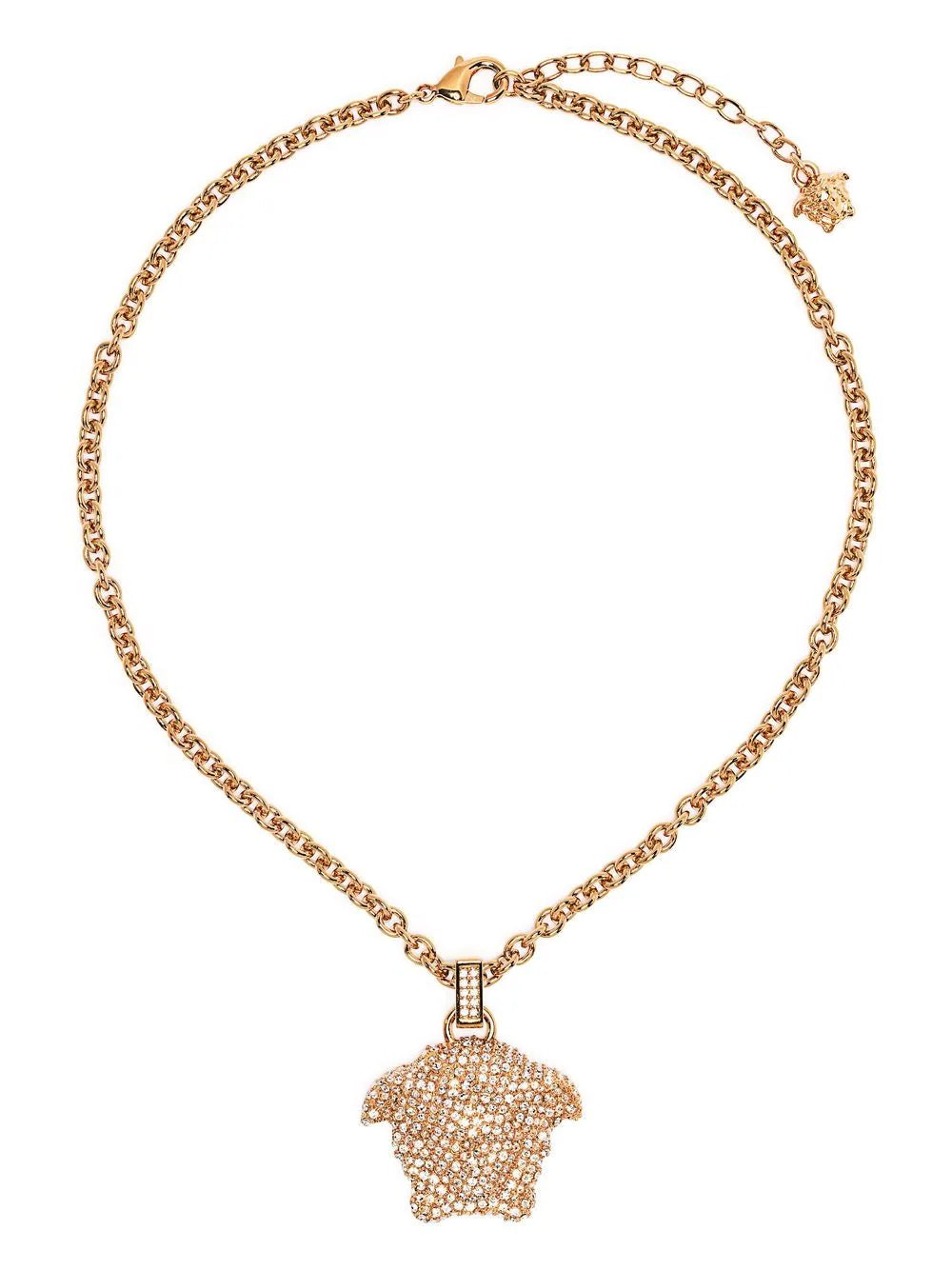 Versace Crystal Medusa Necklace