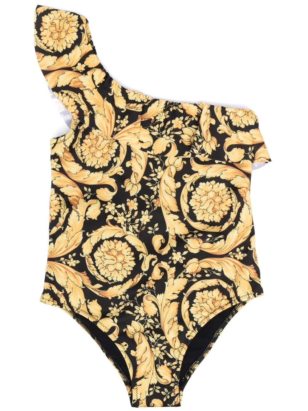 Versace Kids Barocco Ruffle Swimsuit