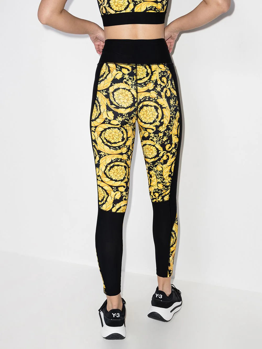 Versace print leggings hotsell