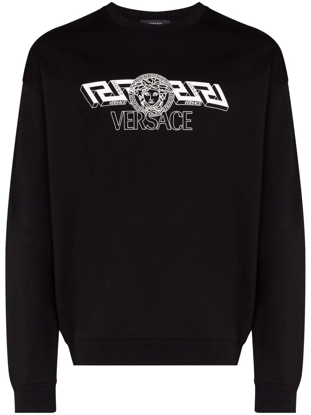 Versace Black Medusa Greca Key Sweatshirt