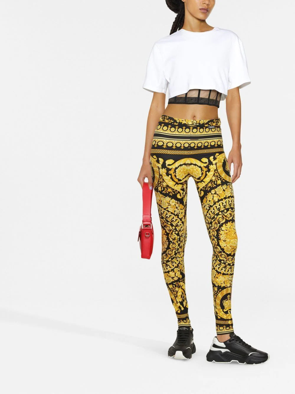 Versace leggings 2025 and top