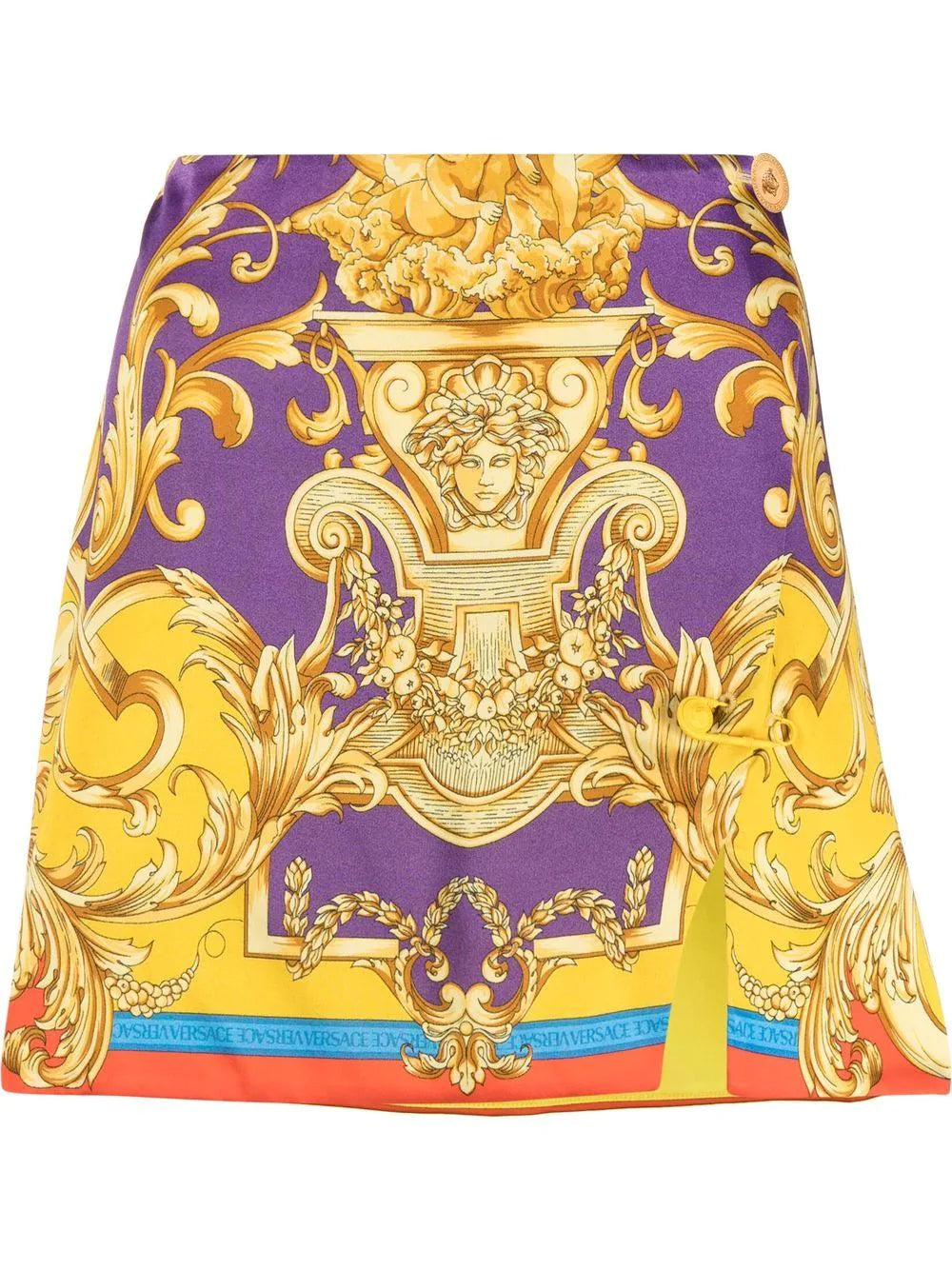 Versace Baroque Wrap Skirt