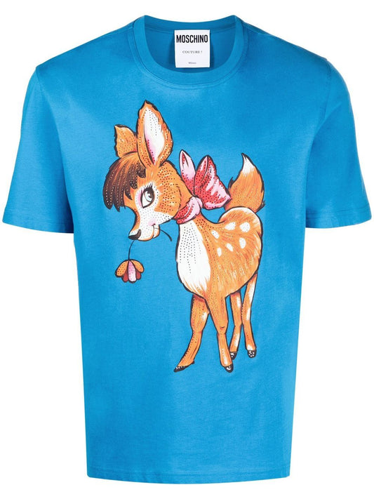 Moschino Blue Deer Shirt