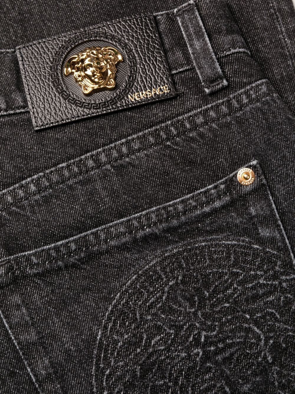 Versace Black Medusa Pocket Jean