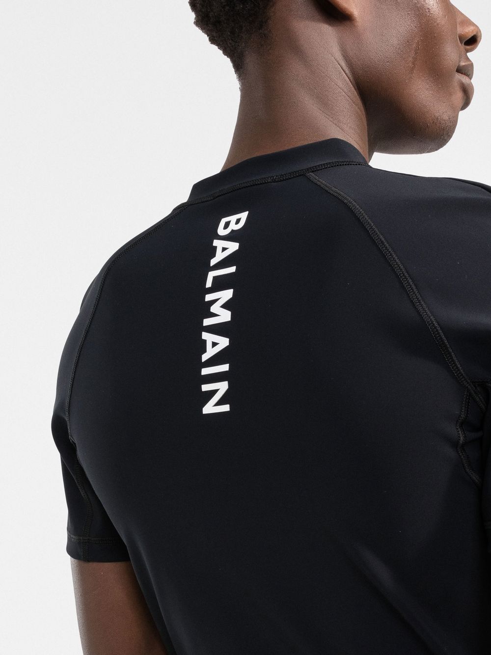 Balmain Black Crew Neck Shirt
