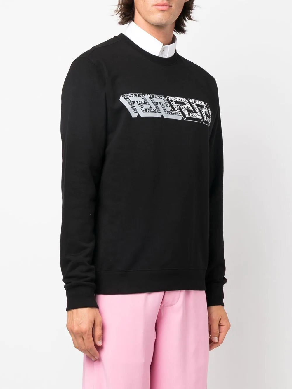 Versace Black Greca Sweatshirt