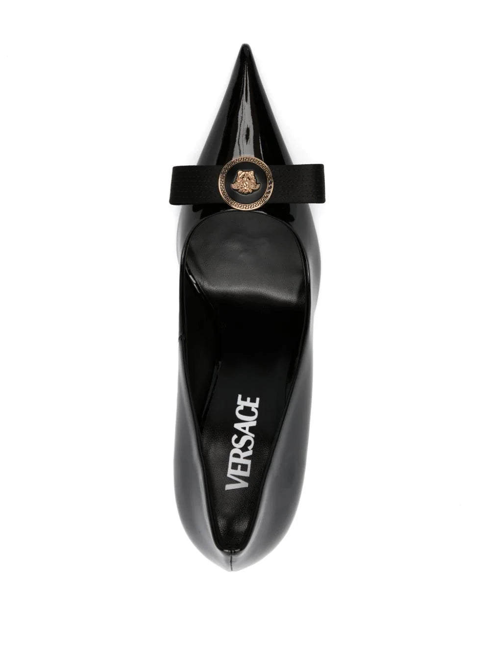 Versace Black Ribbon Pumps