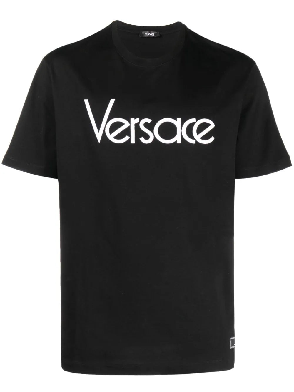 Versace Black Embroidered Tribute T-shirt