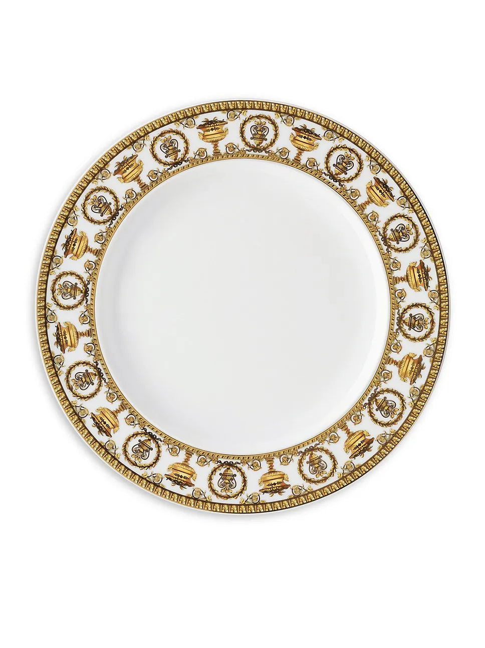 Versace White I Love Baroque Dinner Plate