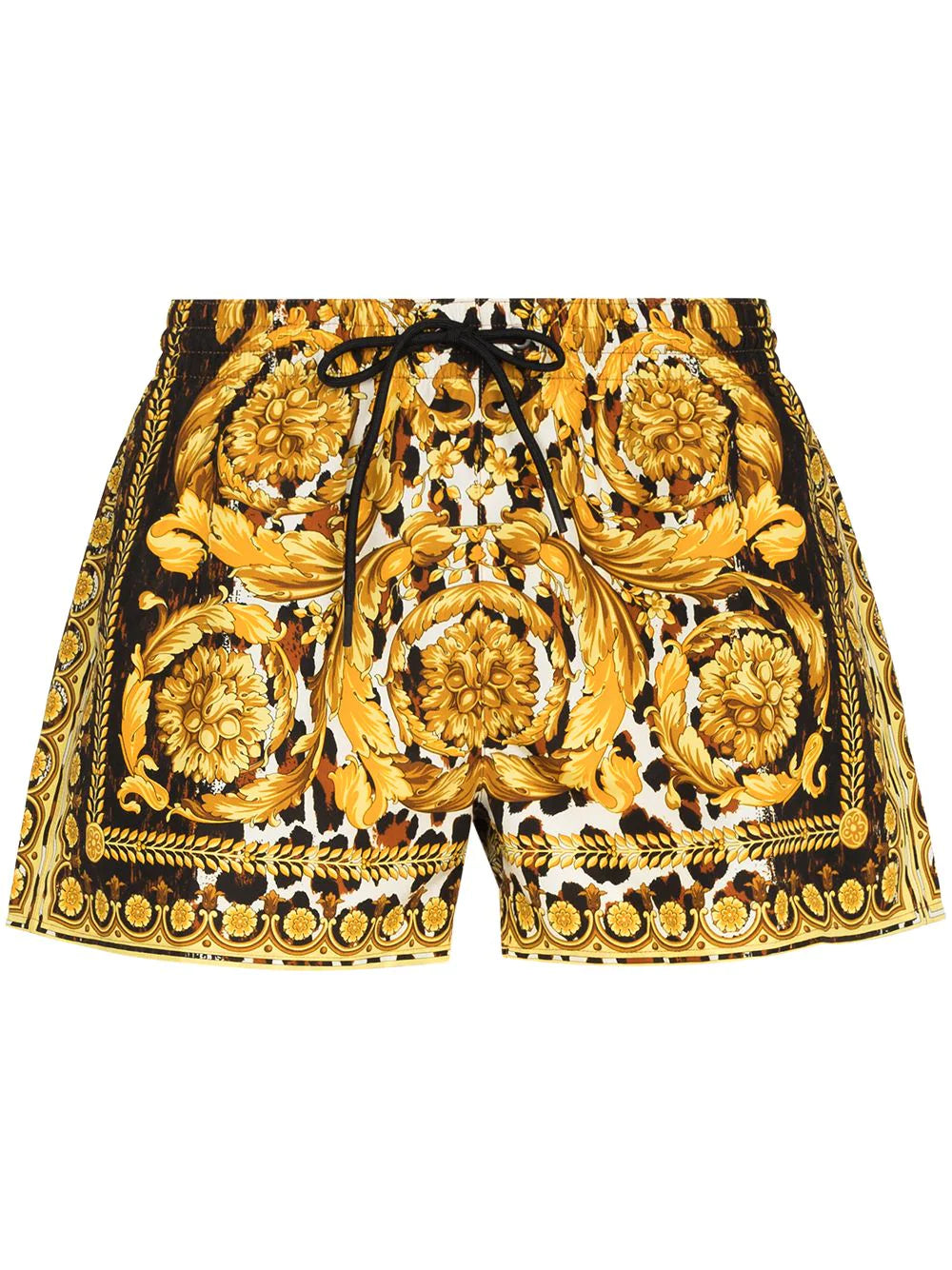 Versace Wild Baroque Print Swim Shorts