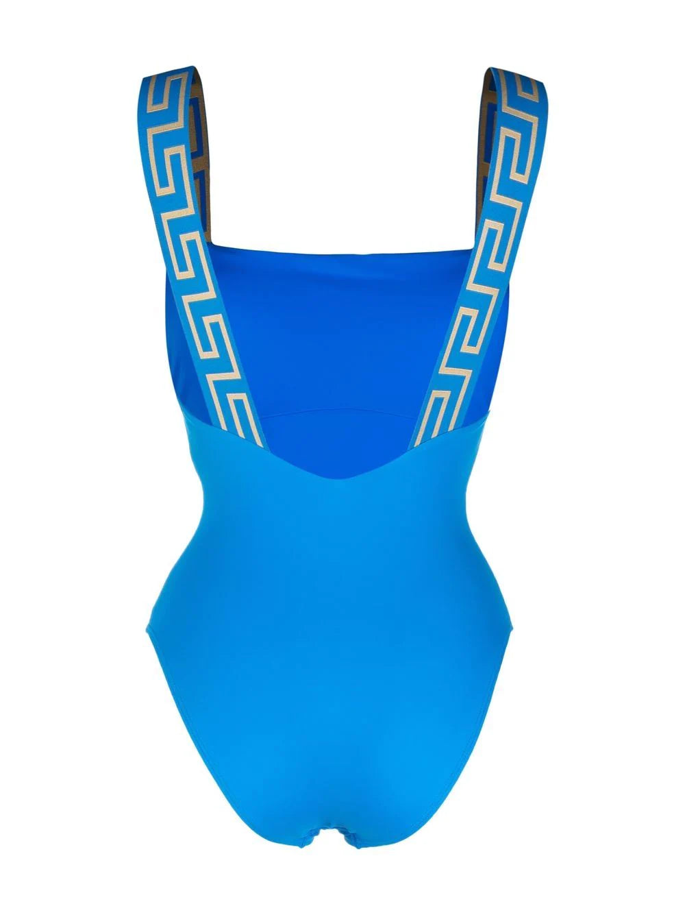 Versace Blue Greca Key Swimsuit