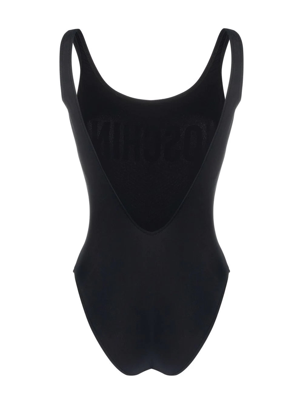 Moschino Logo Black Swimsuit